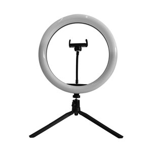 LED 7W Self Recording Lamp 3 Phone Holder Remote 26cm Diameter 3000K-6000K