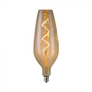 LED Bulb - 4W Filament Spiral B125 2700K Smoky Glass
