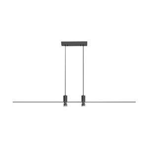 19W LED Designer Hanging Lamp Black 3000K