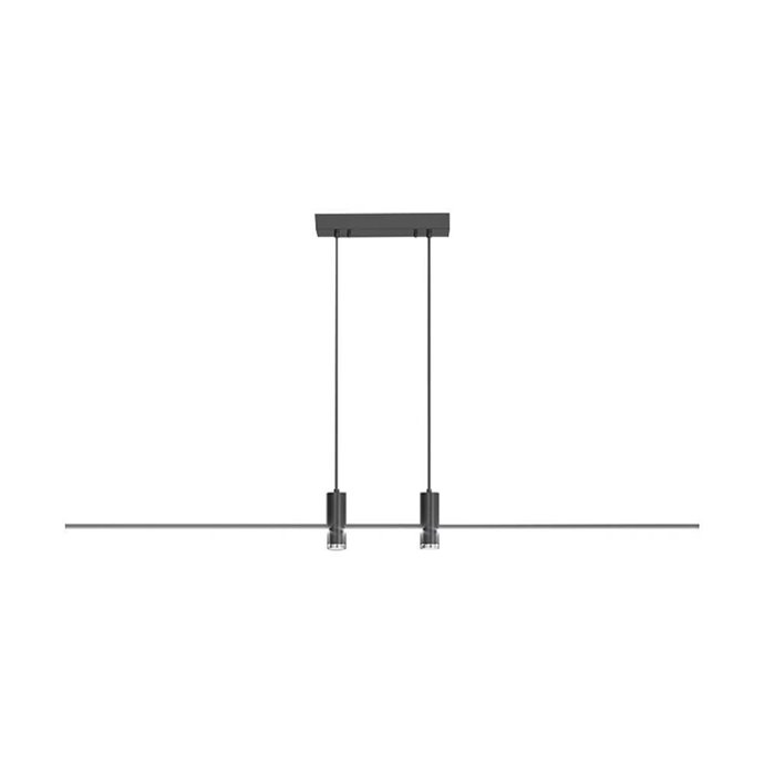 19W LED Designer Hanging Lamp Black 3000K