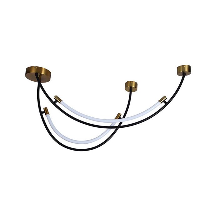 20W LED Designer Hanging Lamp Black+Brass 3000K 20W LED Designer Hanging Lamp Black+Brass 3000K