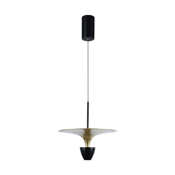 9W LED Designer Hanging Lamp (30*320*100CM) Black+Gold Body 4000K