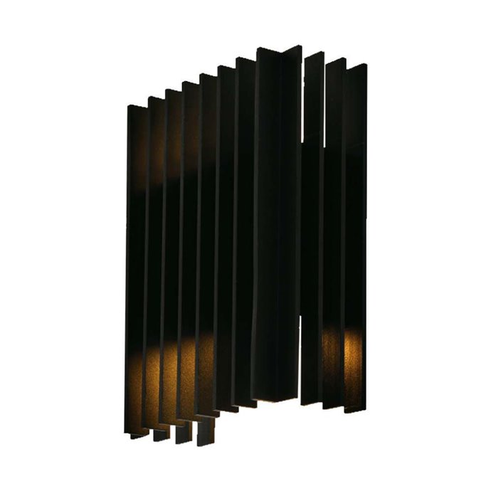 2*12W LED Outdoor Wall Light (W141*D65*H200mm) 3000K Black Body IP65 2*12W LED Outdoor Wall Light (W141*D65*H200mm) 3000K Black Body IP65