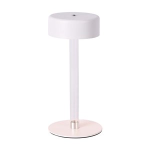 3W LED Table Lamp (D120*260) 3IN1 White+Transperent Center Pillar