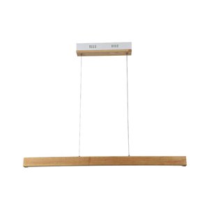 12W LED Hanging Lamp 4000K Wood Body