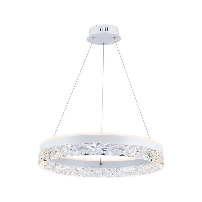 25W LED Designer Hanging Lamp Single Ring 3000K White Body 25W LED Designer Hanging Lamp Single Ring 3000K White Body