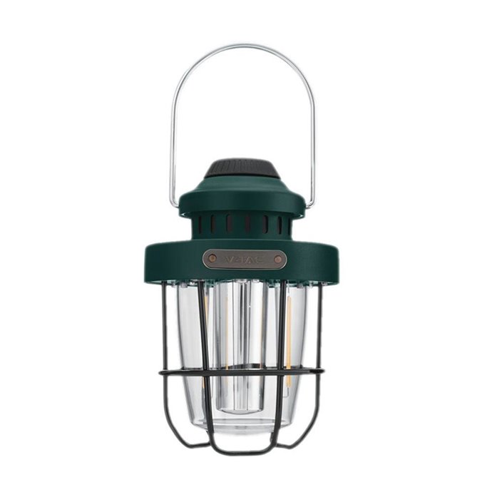 LED Camping Lantern Lamp 8W SMD + Filament 8W Green Color Rechargeable with USB C Dimmable IP44 2700K+6500K LED Camping Lantern Lamp 8W SMD + Filament 8W Green Color Rechargeable with USB C Dimmable IP44 2700K+6500K