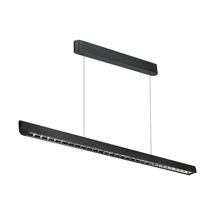 36W LED Linear Hanging Suspension Light Lens Type-CCT:3IN1 - Black 36W LED Linear Hanging Suspension Light Lens Type-CCT:3IN1 - Black