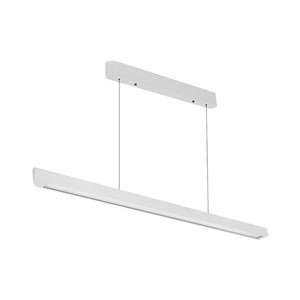 36W LED Linear Hanging Suspension Light Diffuser Plate Type-CCT:3IN1 - White
