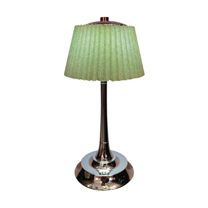 1.5W LED Table Lamp 3000K Chrome + Pale Green 1.5W LED Table Lamp 3000K Chrome + Pale Green