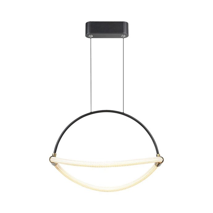 12W Modern LED Pendant Chandelier with an Elegant and Minimalist Design 400x160x1650mm Matt Black Color 4000K 12W Modern LED Pendant Chandelier with an Elegant and Minimalist Design 400x160x1650mm Matt Black Color 4000K