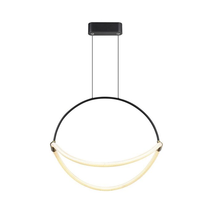 16W Modern LED Pendant Chandelier with an Elegant and Minimalist Design 500x160x1700mm Matt Black Color 4000K 16W Modern LED Pendant Chandelier with an Elegant and Minimalist Design 500x160x1700mm Matt Black Color 4000K