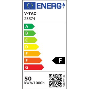LED Bulb - 50W Plastic T140 4000K E27 With E40 Ring