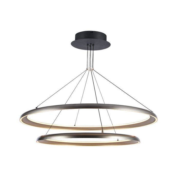 LED Designer Pendant Lampholder Champagne Gold + White Body D400+D600 LED Designer Pendant Lampholder Champagne Gold + White Body D400+D600