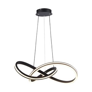 LED Designer Pendant Lampholder Black + White Body D600
