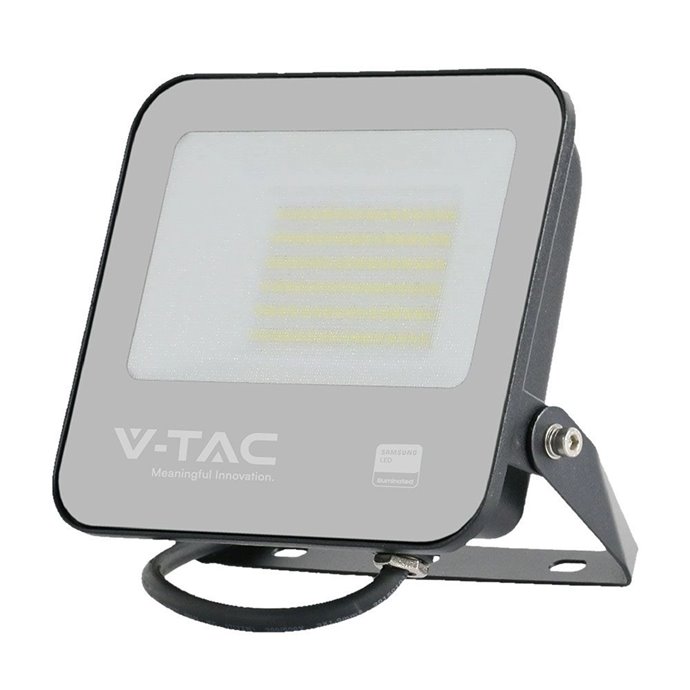 50W LED FLOODLIGHT SAMSUNG CHIP 4000K BLACK BODY GREY FROSTED GLASS IP65 50W LED FLOODLIGHT SAMSUNG CHIP 4000K BLACK BODY GREY FROSTED GLASS IP65