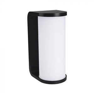 12W LED Wall Light Black Body 3in1