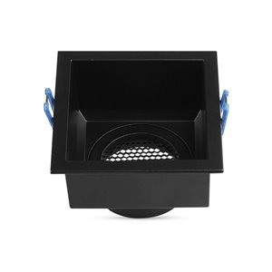 GU10 Fitting Square Aluminum Body Deep Anti Glare Black Body With Hoyne Comb