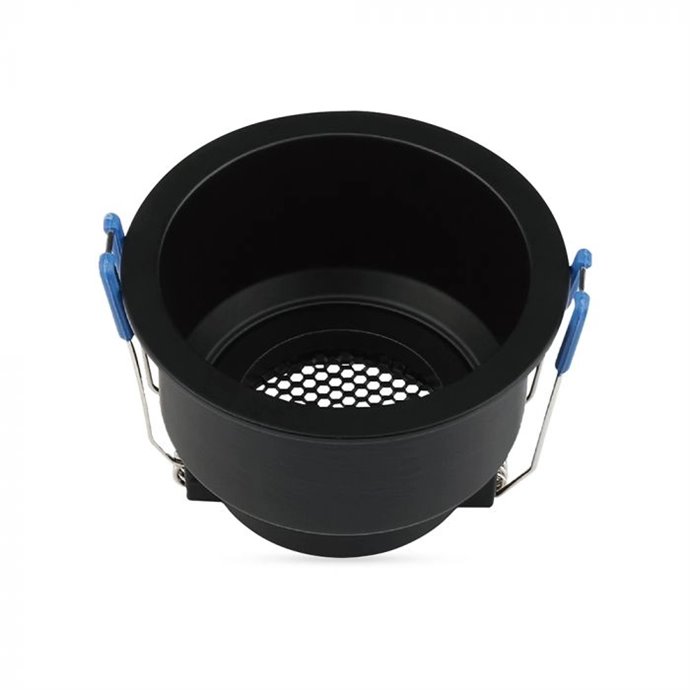 GU10 Fitting Round Aluminum Body Deep Anti Glare Black Body With Hoyne Comb