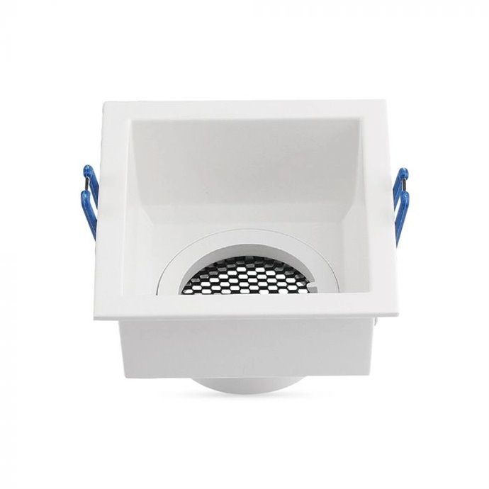 GU10 Fitting Square Aluminum Body Deep Anti Glare White Body With Hoyne Comb