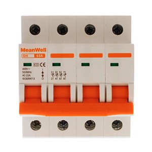 Sezionatore MeanWell 4P 4M 63A AC 400V IP20 IEC60947