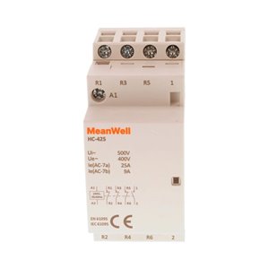 Contattore MeanWell 4P 2M 1NO+3NC 25A AC 230V IP20