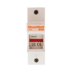 Portafusibile MeanWell AC 1 Polo 1M D14X51mm 63A AC 500V IP20 IEC60269