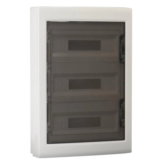 Centralino da Parete MeanWell 54 Moduli 400x550x120mm Bianco RAL 9016 IP40 Centralino da Parete MeanWell 54 Moduli 400x550x120mm Bianco RAL 9016 IP40