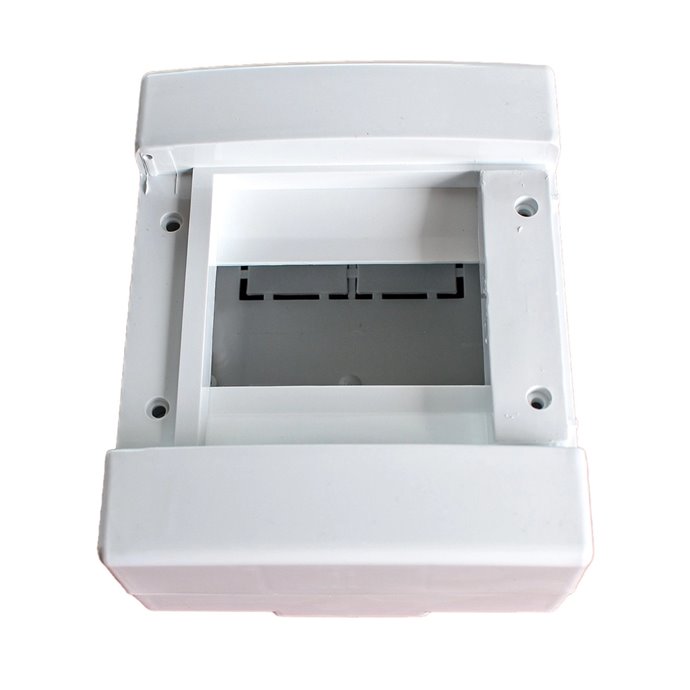 Centralino da Parete MeanWell senza Portello 4 Moduli Grigio RAL 7035 145x155x85mm IP40