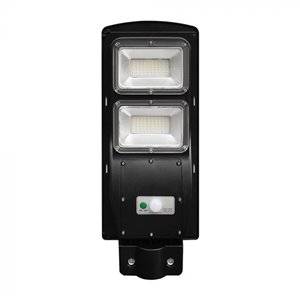 8W LED Plastic Solar Street Light 6000K Black Body
