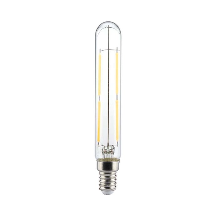 LED Bulb - 4W E14 T20 Filament Clear Glass 4000K