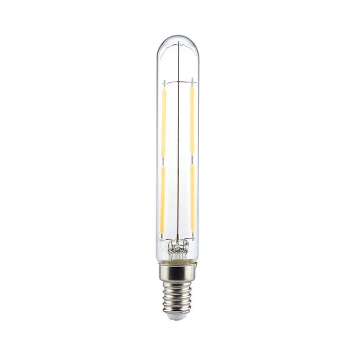 LED Bulb - 4W E14 T20 Filament Clear Glass 6500K