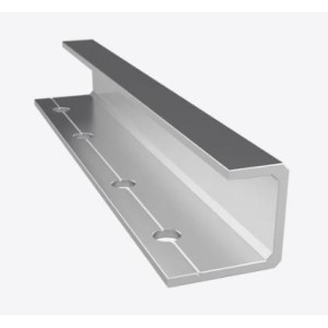 Giunzione Alluminio 200mm - Profilo Solarlock