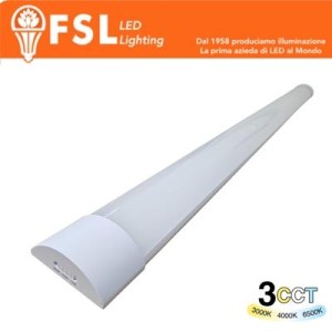 Plafoniera Lineare LED 40W 150cm - 3 in 1 CCT (3000-4000-6500K)