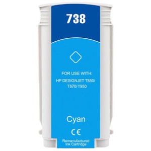 130ML Cyan Reman HP DesignJet T850,T870,XT870,XT950498N5A