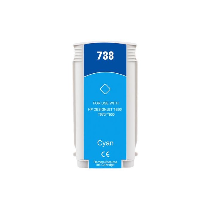 130ML Cyan Reman HP DesignJet T850,T870,XT870,XT950498N5A