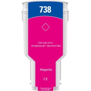 300ML Magenta Reman HP DesignJet T850,T870,XT870,XT950676M7A