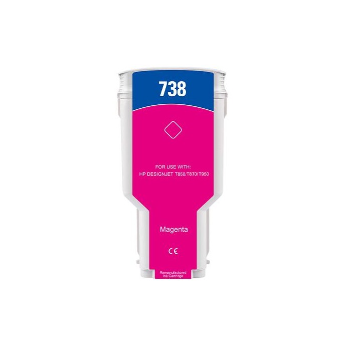 300ML Magenta Reman HP DesignJet T850,T870,XT870,XT950676M7A