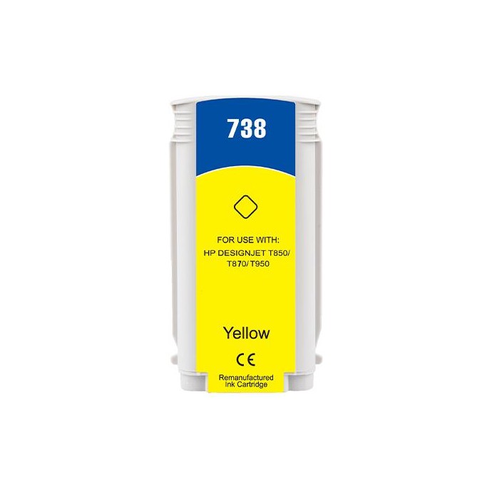 130ML Yellow Reman HP DesignJet T850,T870,XT870,XT950498N7A