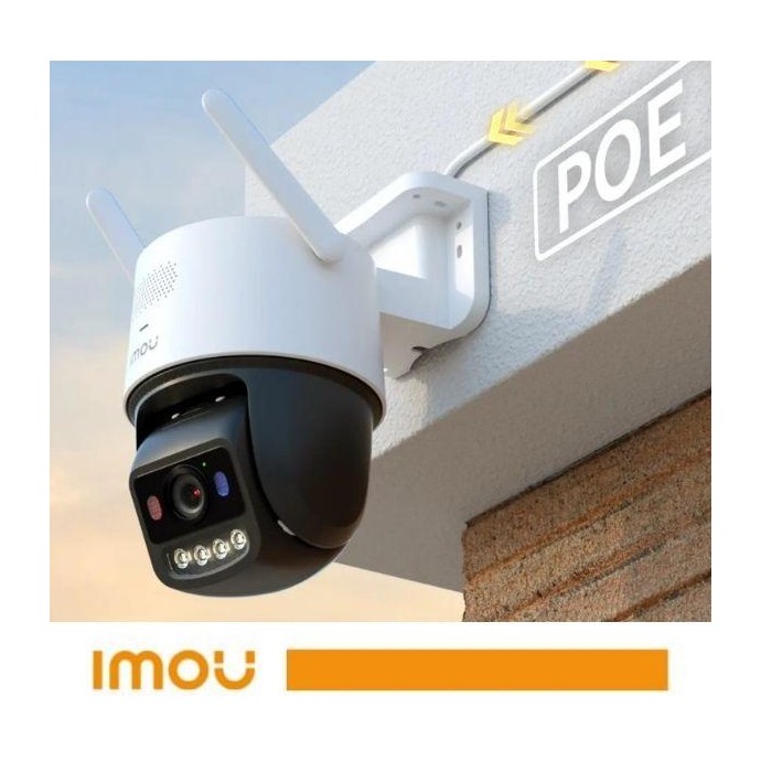 Imou Titan Pro - Telecamera di sicurezza PTZ 6MP 3K+ Wi-Fi  AOR - Wi-Fi POE