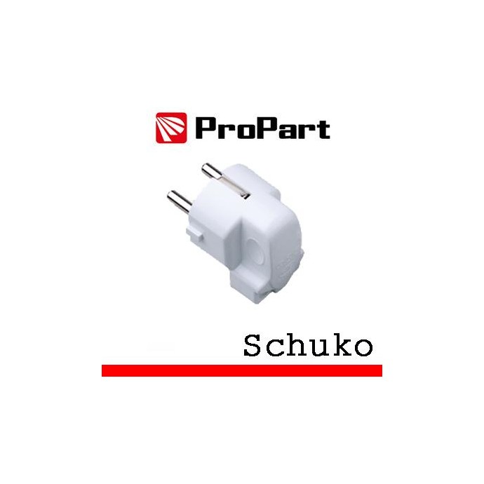 Spina schuko 90° polybag