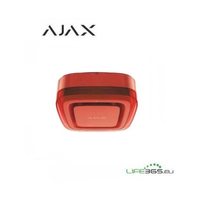 Ajax EN54 FireProtect (Sounder/VAD) red - Allarme Acustico e Visivo