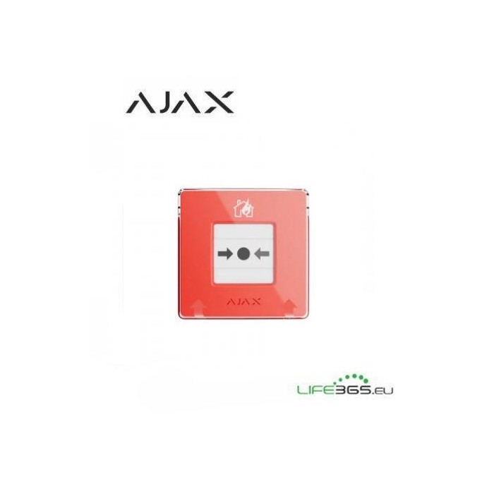Ajax EN54 Manual Call Point - Pulsante manuale antincendio (Rosso)