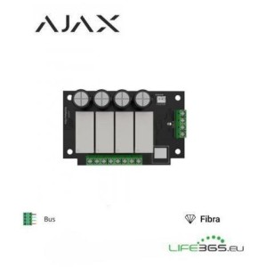 Ajax Superior MultiRelay Fibra - Modulo relay a quattro canali
