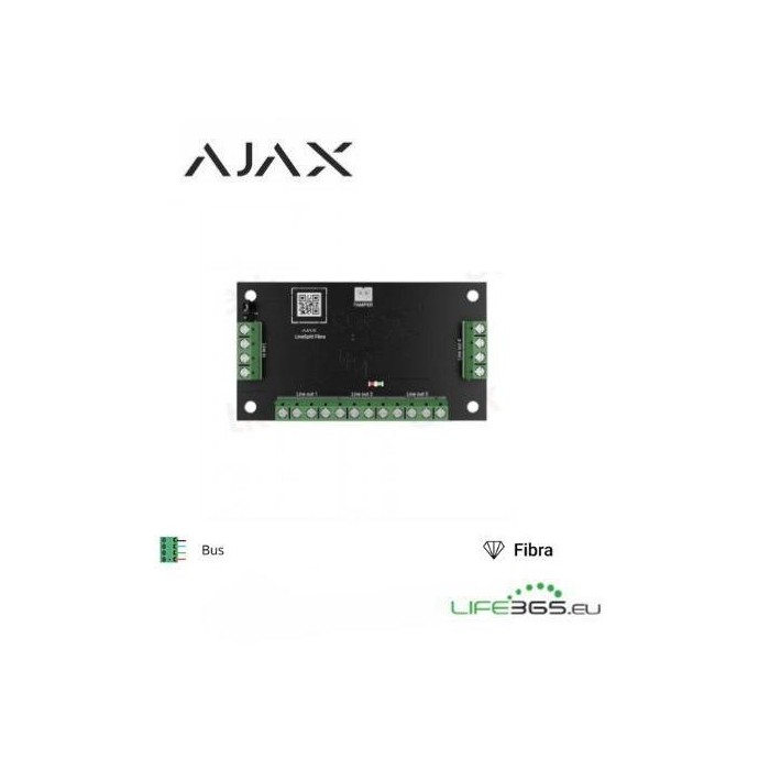 Ajax Superior LineSplit Fibra - Modulo per suddividere una linea in 4