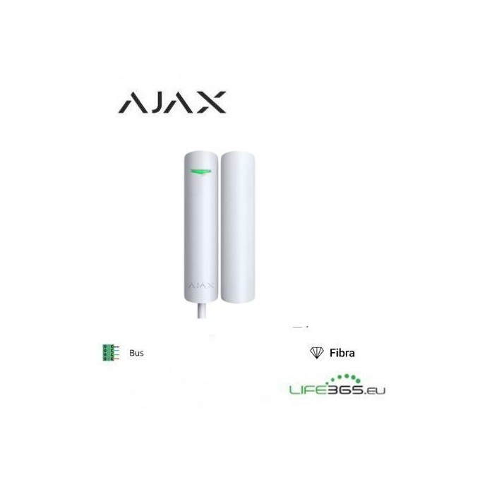 Ajax Superior DoorProtect Plus Fibra - Rilevatore porte&finestre magnetico bianc