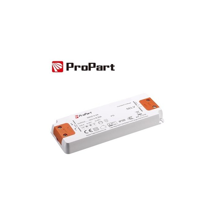 Alimentatore PIATTO: IP20 24V 50W 2.08A Size:160*58*18mm