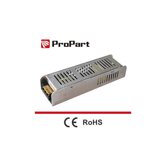Alimentatore Scatolato Slim IP20 24V 150W 6.25A 188*45*35mm