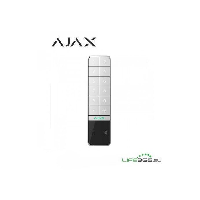 Ajax KeyPad Outdoor Jeweller - Tastiera Outdoor Bianca