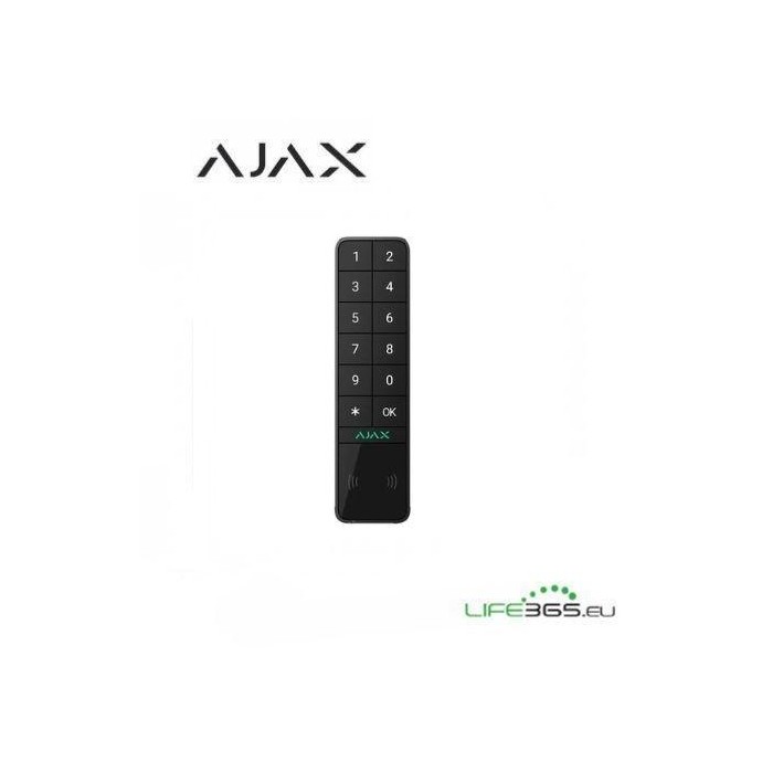 Ajax KeyPad Outdoor Jeweller - Tastiera Outdoor Nera
